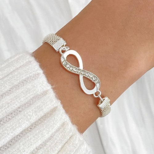 Damen armband silber infinity - armband,