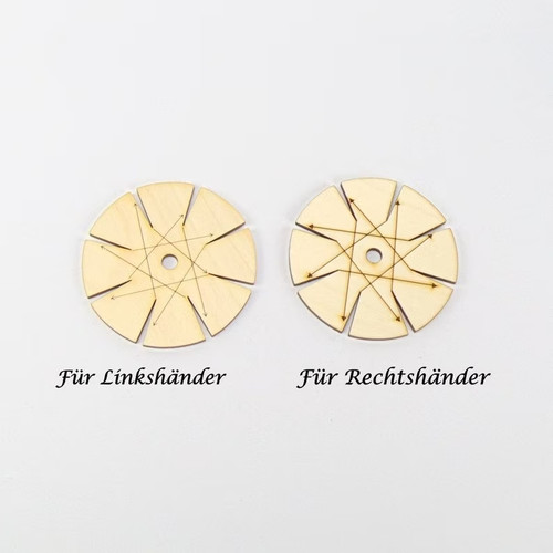 Knüpfstern aus holz für - aus,