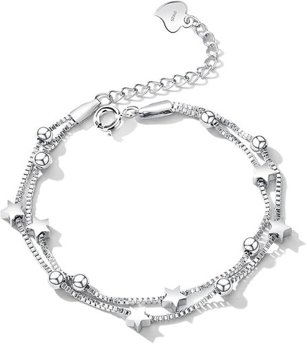 Silber 925 armband damen - silber, stern