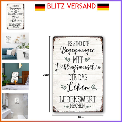 Metallschild freundschaft - metallschild,