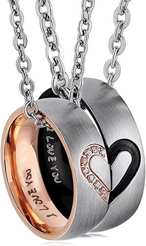 Paar halskette mit ring - paar,