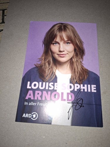 Autogrammkarte louise sophie - autogrammkarte,